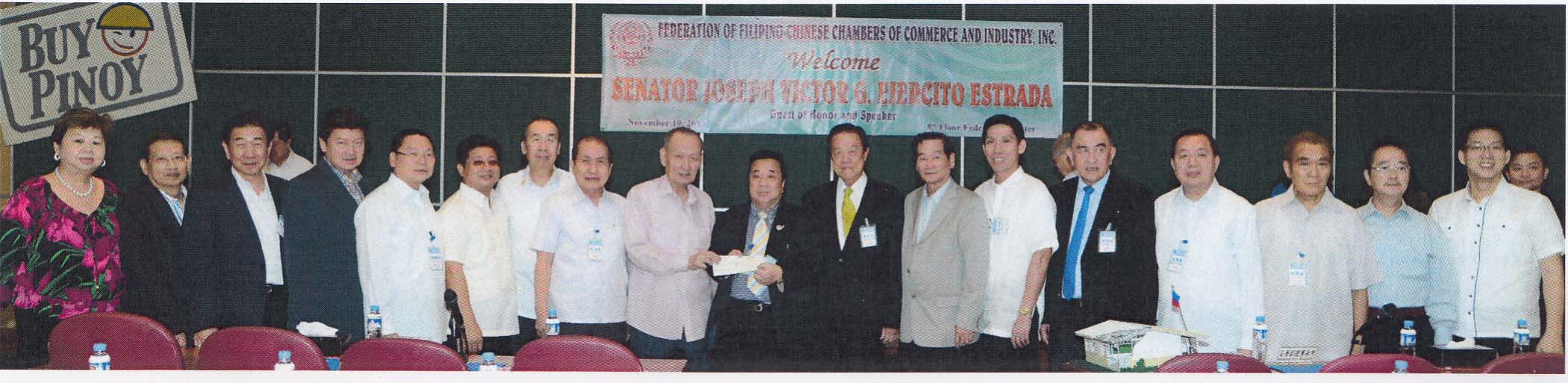 圖片說明： Ffcccii 菲華商聯總會 Federation Of Filipino Chinese Chambers Of