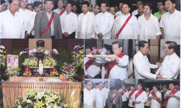 黃禎潭痛失慈顏軫悼同深 商總諸領導靈前致祭適勉節哀