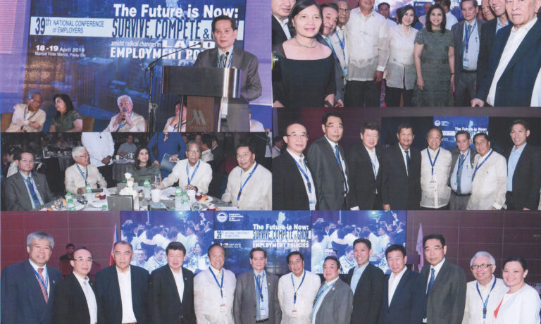 第卅九屆菲律濱僱主聯合會 開幕式邀請商總黃年榮致詞