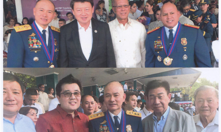 菲律濱國警總監交接儀式 總統杜特地親自出席主講 商總領導應邀見証並交流