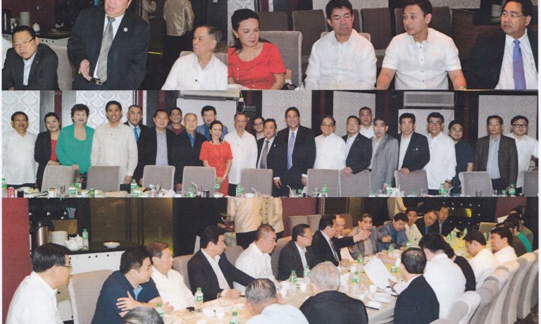 商總領導與Pimentel等參議員和Rodriguez眾議員 舉行餐會並探討特赦逾期遊客等事宜